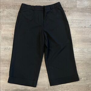 Counterparts women Black Capri Pants with Pockets size 12